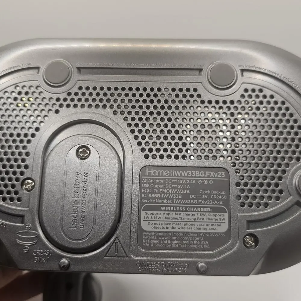 iHome Power Valet Quad+ 4-in-1 Power Wireless Charging Station